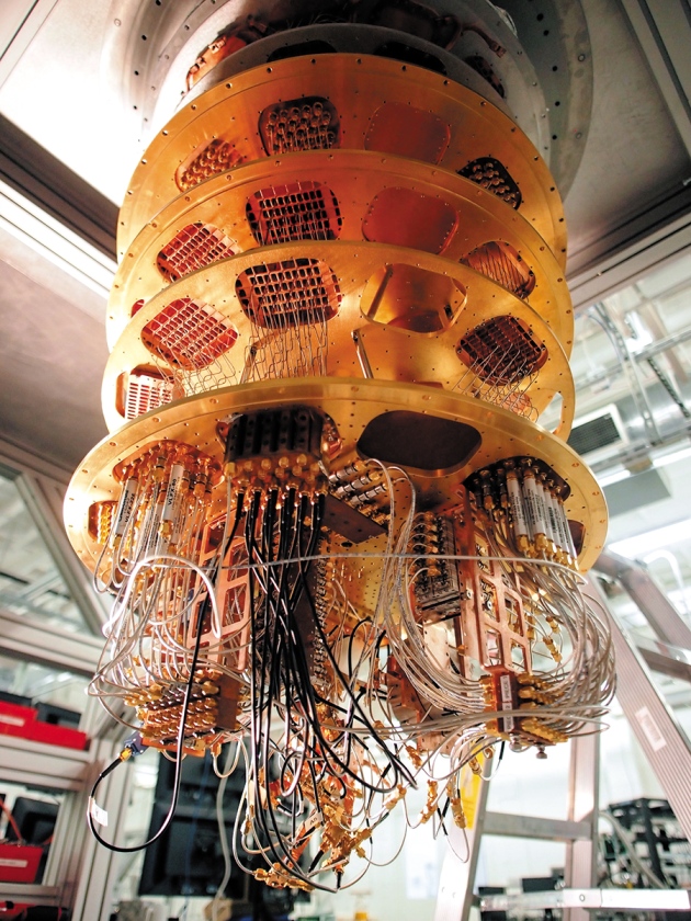为运行其量子处理器,Google使用低温恒温器,使温度达到10毫开氏温度