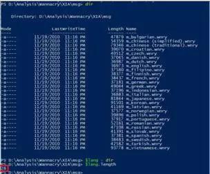 WannaCry 支持全球化语言，图片来自网络